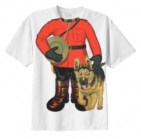 T-Shirt RCMP Mountie with Dog Childs