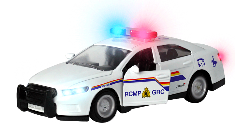 RCMP Toy Car Lights Up The Mounted Police Post