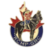 Pin RCMP Horse and Rider Standing