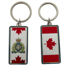 Keychain RCMP Crest and Flag