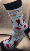 Mounties Adult Socks NEW