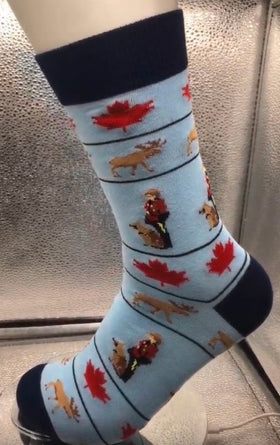 Mounties Adult Socks NEW