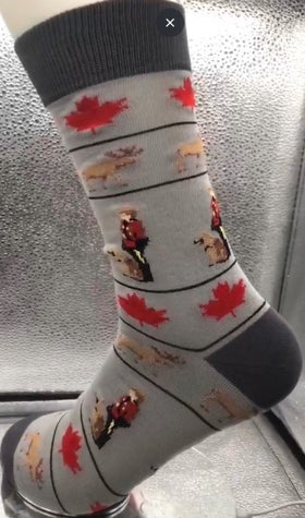 Mounties Adult Socks NEW
