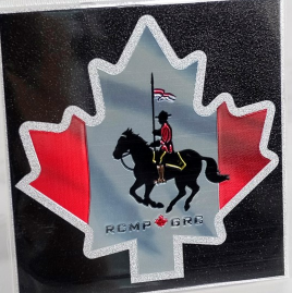 Sticker RCMP Horse and Rider | The Mounted Police Post