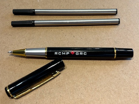 Pen RCMP with refills in case