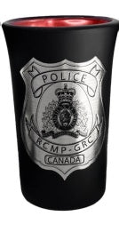 Shotglass RCMP Badge