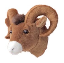 8 inch Critter Heads Plush Toy