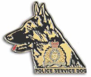 RCMP Police Service Dog Pin