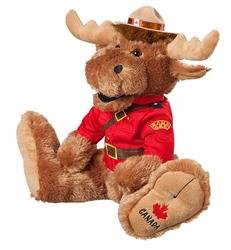 14 inch RCMP Big Foot Moose plush toy