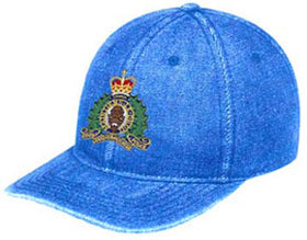 Cap Washed Denim RCMP Crest