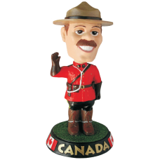 Bobble Head Mountie 5 inches