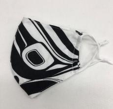 Face Mask Cloth Raven Design