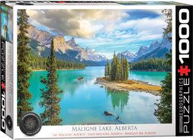 Maligne Lake Alberta 1000 Puzzle