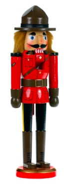 RCMP Mountie Nutcracker 10 inch