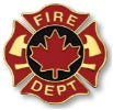 Fire Department Gold Pin