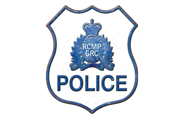 Metal Sign RCMP GRC Sheild