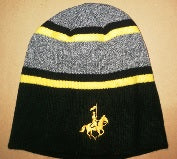 Toque Stripe RCMP HnR Black Silver Yellow