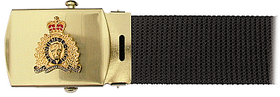 RCMP Gold Crest Webbed Belt