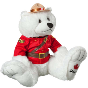 14 inch RCMP Big Foot Polar Bear plush