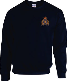 Sweatshirt Crew Embroidered RCMP Crest Navy