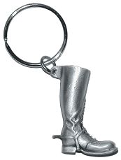 PEWTER Key Ring Mountie RCMP Boot | The Mounted Police Post