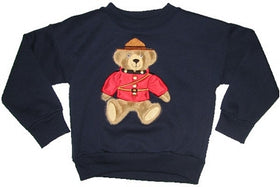 Sweatshirt Crew Childs Embroidered RCMP Teddie Bear