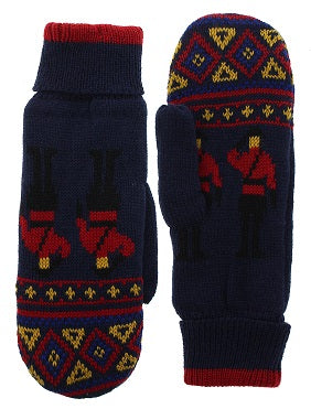 Knit Mounties Mittens