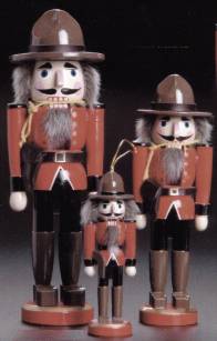 RCMP Mountie Nutcracker 10 inch