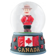 Snowglobe Mountie In The Snow