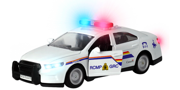 RCMP Toy Car Lights Up